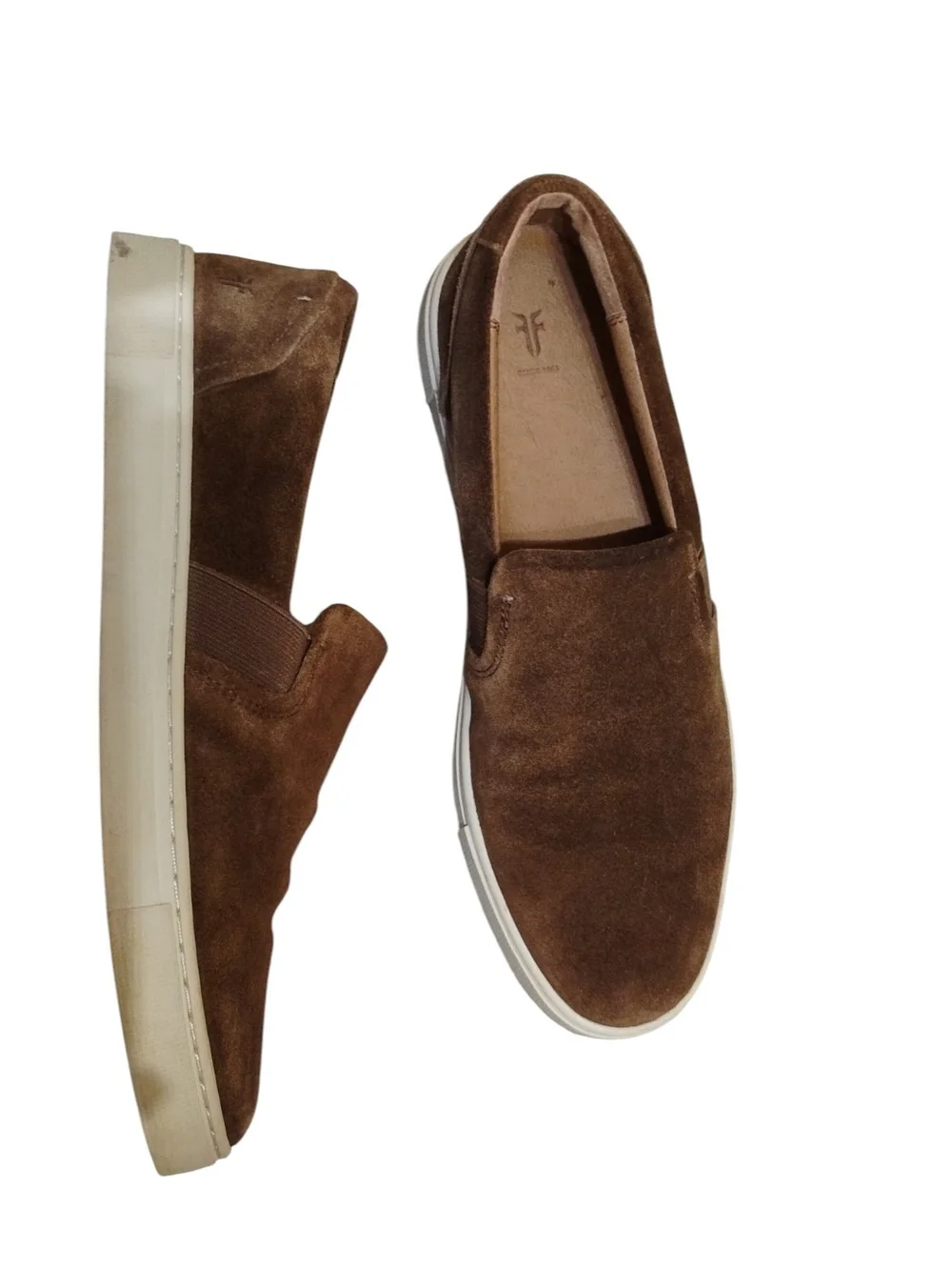 Frye Women's Ivey Brown Suede Slip-On Casual Shoes Size 9.5